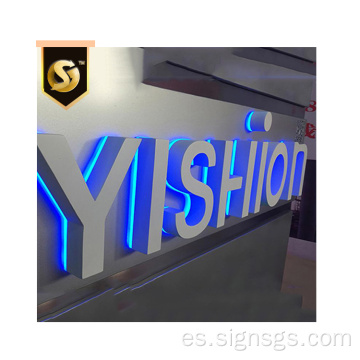 Decoración colorida de vacaciones Letras 3D para interiores Luz LED